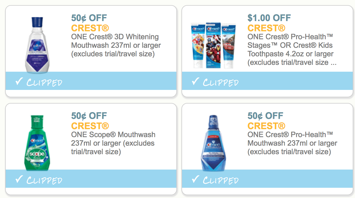 The Harris Teeter Deals - Page 575 Of 1842 - Bringing You New Deals - Free Printable Crest Coupons