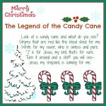 The Legend Of The Candy Cane: Free Printable And A Giveaway!   Daily   Free Printable Candy Cane Poem