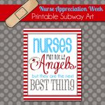 The Polka Dot Posie: Brighten A Nurse's Day With This Free Printable   Nurses Week 2016 Cards Free Printable