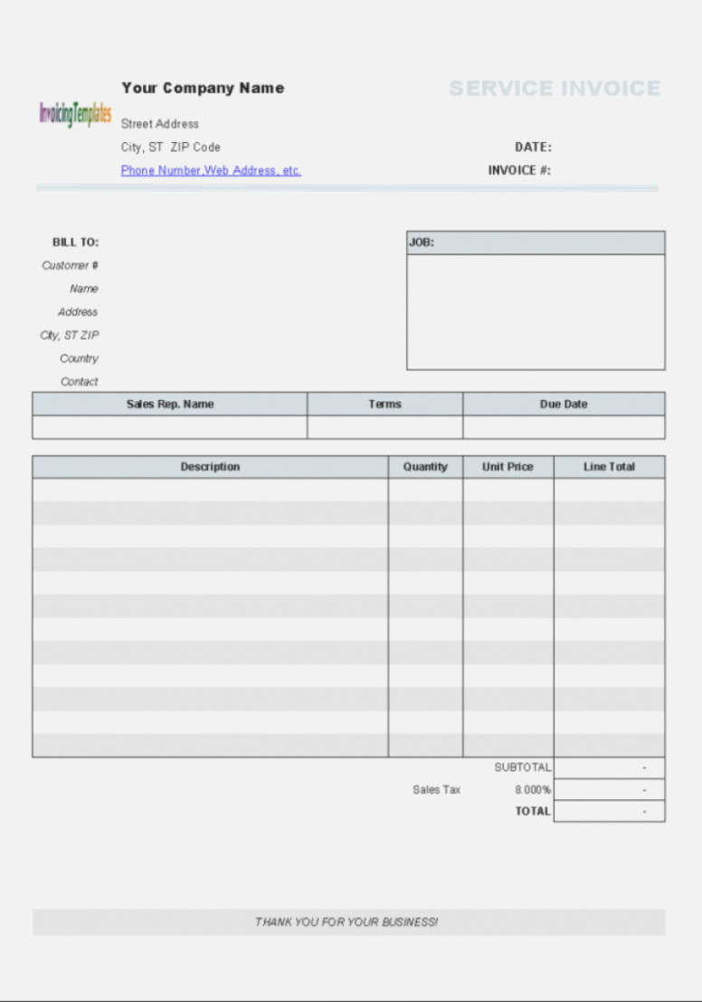 The Reasons Why We Love Aynax | The Invoice And Form Template - Aynax Com Free Printable Invoice