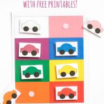 This Cars Color Matching Activity Incorporates Learning Colors As   Free Printable Toddler Matching Games