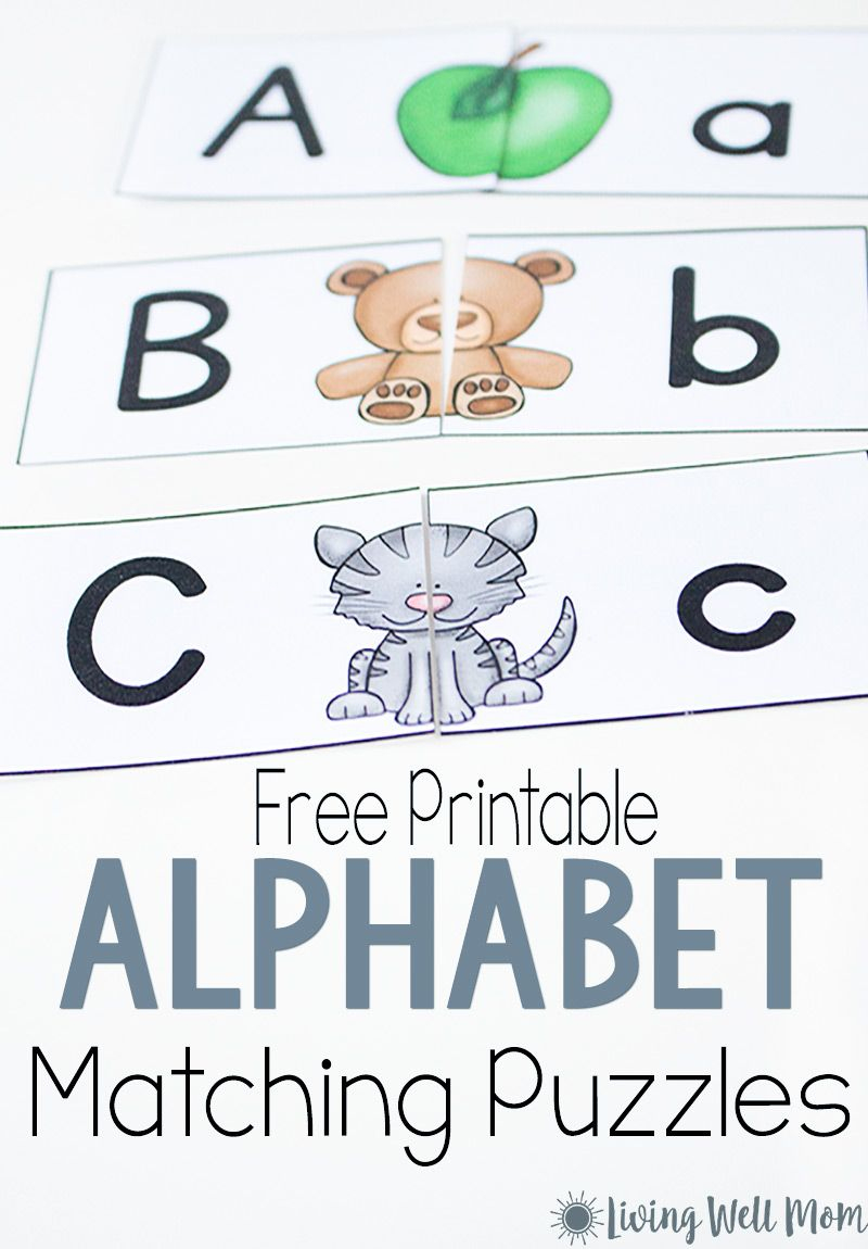 This Free Printable Uppercase Lowercase Letter Matching Puzzle Is A - Free Printable Alphabet Puzzles