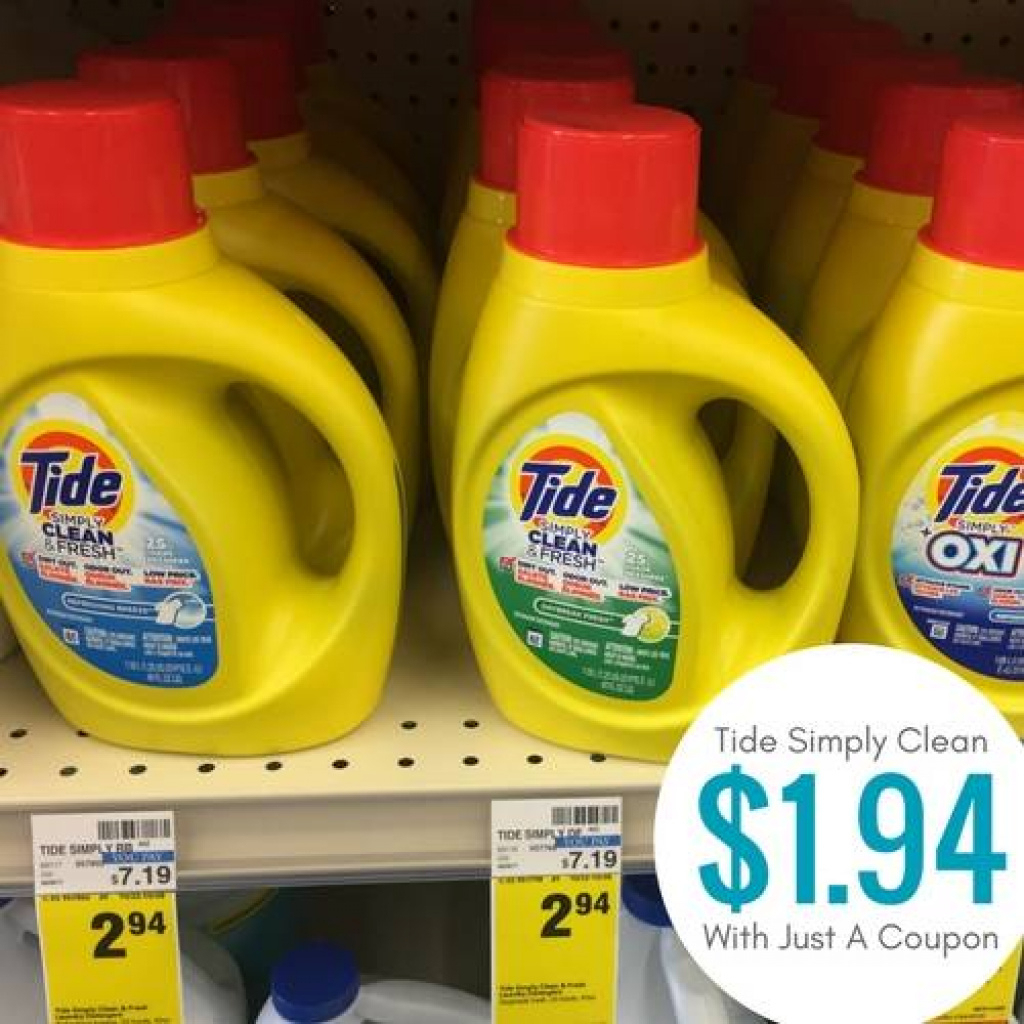 Tide Simply Clean Coupons | Best Laundry Detergent Sales Regarding - Free All Detergent Printable Coupons