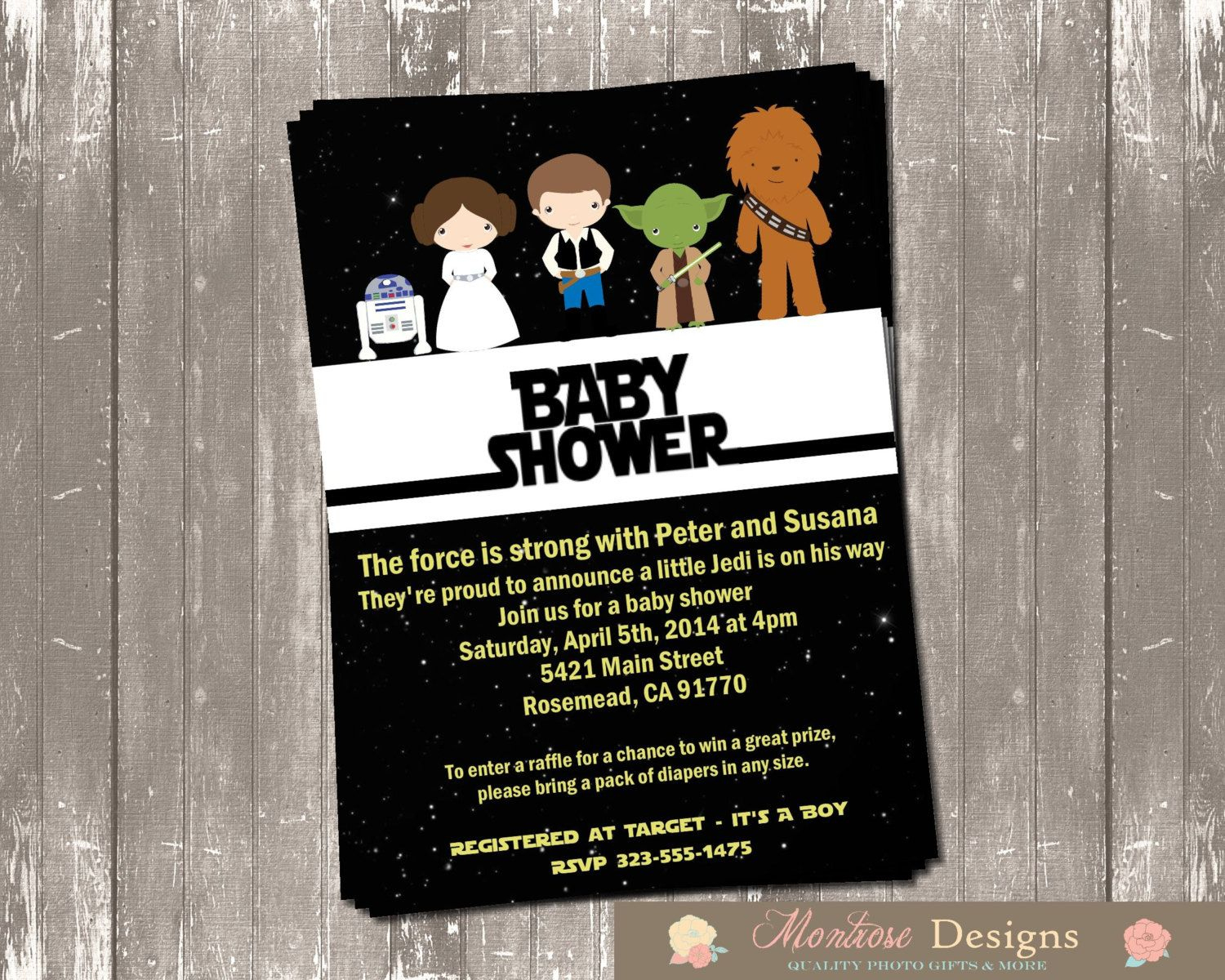 Tips Easy To Create Star Wars Baby Shower Invites Free Templates - Free Printable Star Wars Baby Shower Invites