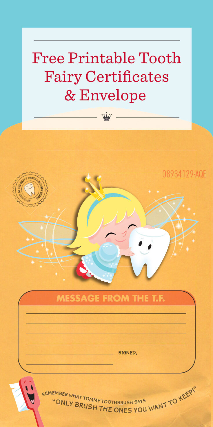 Tooth Fairy Certificate | Hallmark Ideas &amp;amp; Inspiration - Free Printable Tooth Fairy Letter And Envelope