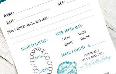 Free Printable Tooth Fairy Certificate