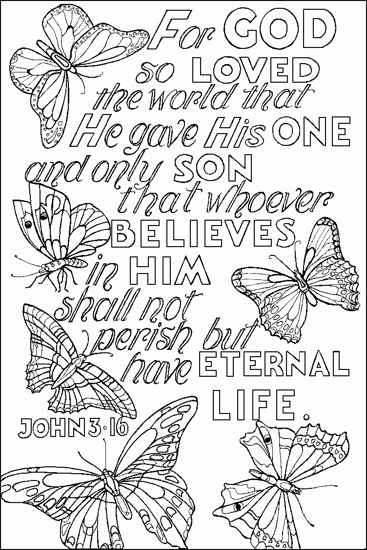 Top 10 Free Printable Bible Verse Coloring Pages Online | Coloring - Free Printable Bible Verses Adults