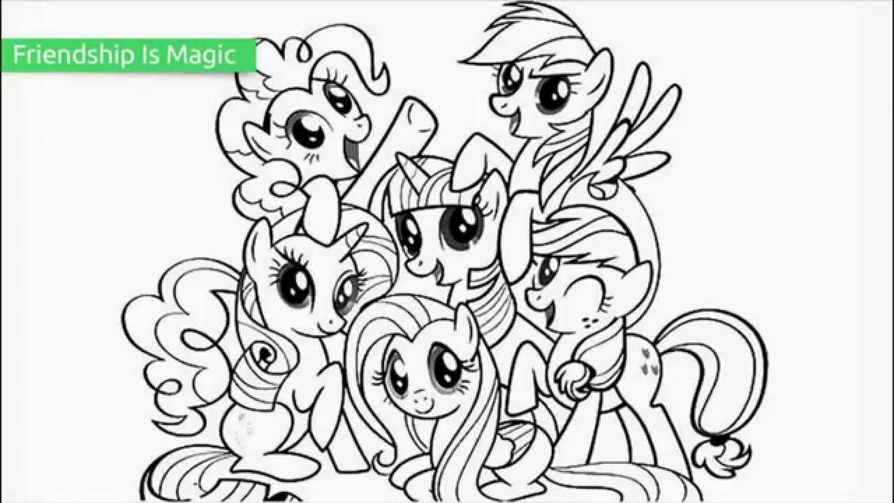 Top 25 Free Printable My Little Pony Coloring Pages - Youtube - Free Printable Coloring Pages Of My Little Pony