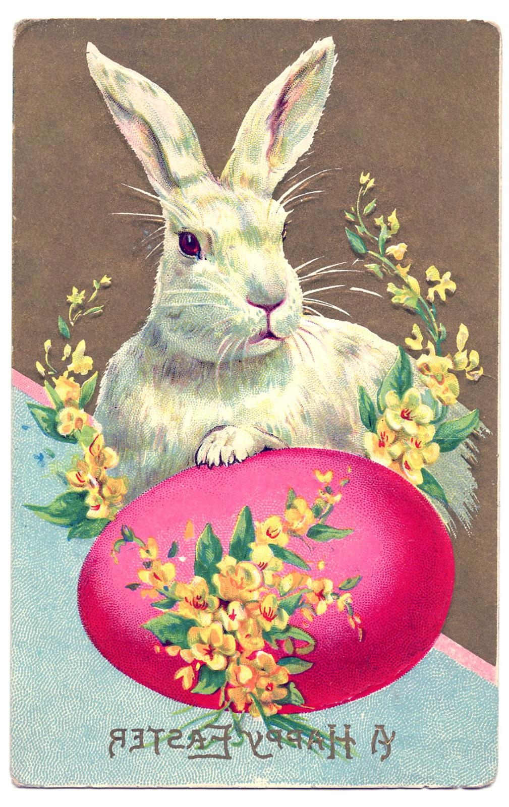 Top Vintage Easter Graphics Vector Design » Free Vector Art, Images - Free Printable Vintage Easter Images