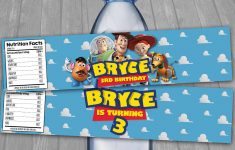 Free Printable Toy Story Water Bottle Labels