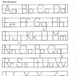 Trace Letter Worksheets Free | Reading And Phonics | Alphabet   Free Printable Pre K Worksheets
