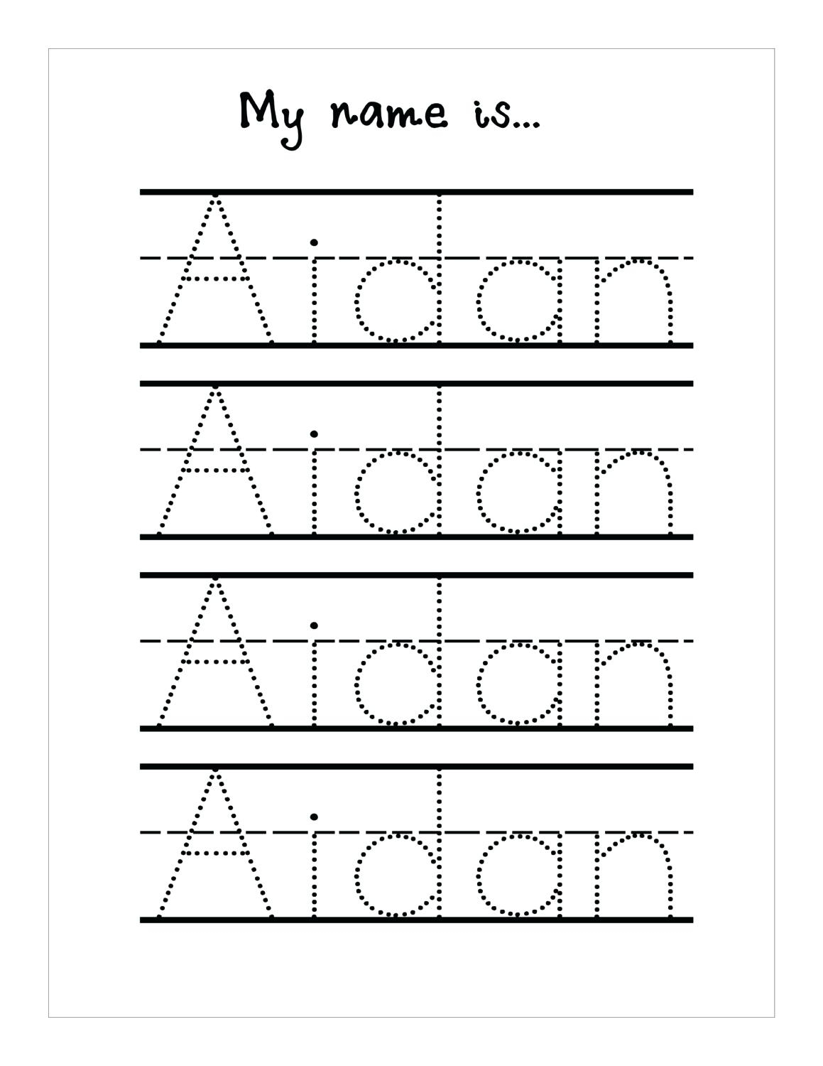 Tracing Name Sheets Handwriting Worksheetsseason Tracing Sheets - Free Printable Name Tracing Worksheets For Preschoolers