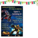 Transformers Birthday Invitation — Birthday Invitation Examples   Transformers Party Invitations Free Printable