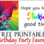 Trolls Birthday Party Printable Tags | Party Printables | Trolls   Free Printable Trolls