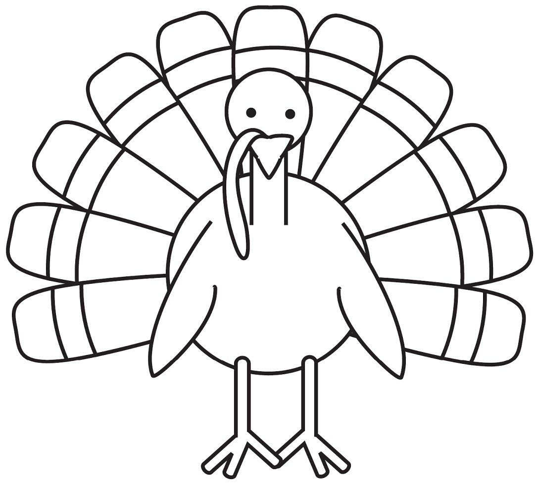 Turkey Coloring Page - Free Large Images | School Decoration Ideas - Free Printable Pictures Of Turkeys To Color