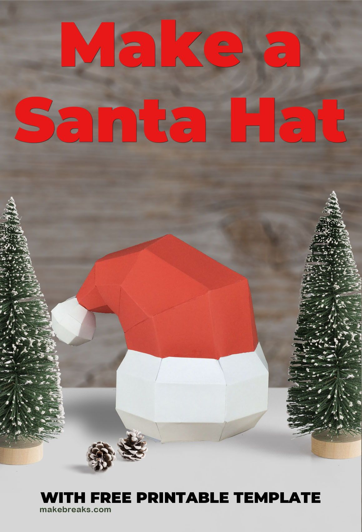 Tutorial: Make A Diy Santa Hat (With Free Template | Paper Models - Free Printable Santa Hat Patterns