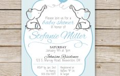 Free Printable Twin Baby Shower Invitations