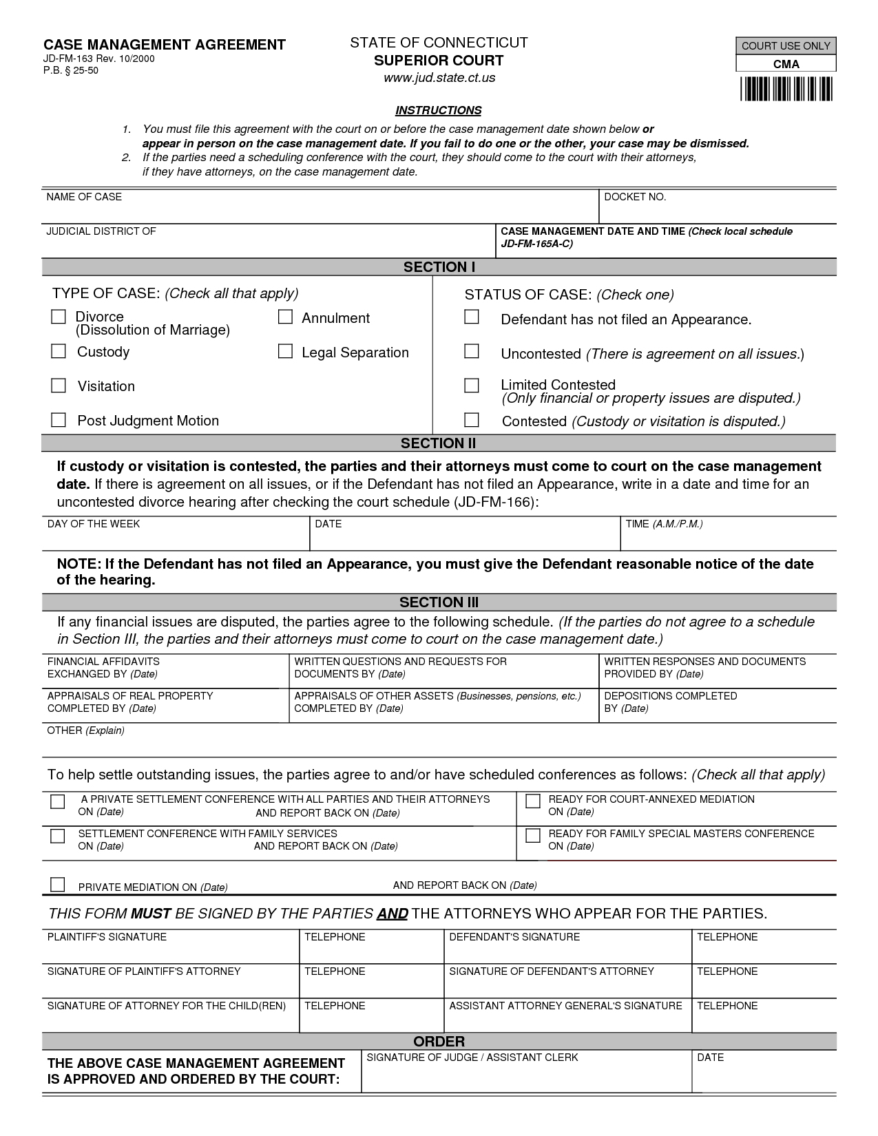 Printable Divorce Papers Arkansas 2942