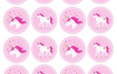 Free Printable Unicorn Cupcake Toppers