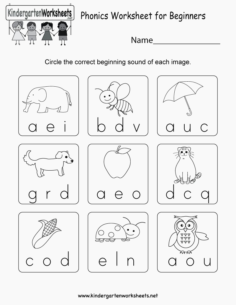 Unique Vowel Worksheets For First Grade | Fun Worksheet - Free Printable Grade 1 Phonics Worksheets