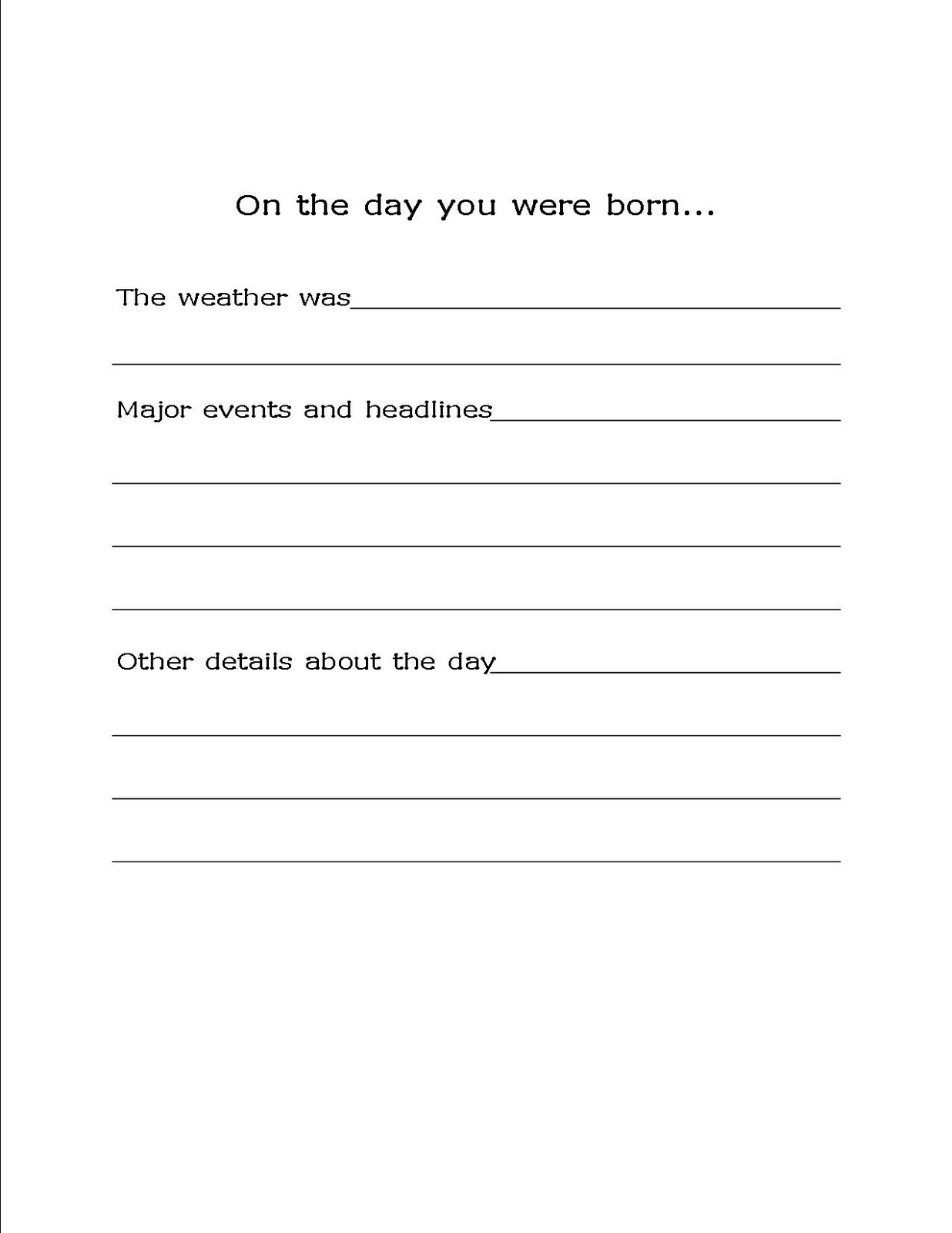 Update** Our Homemade Baby Book - With Free Printables - Bare Feet - Free Printable Baby Memory Book