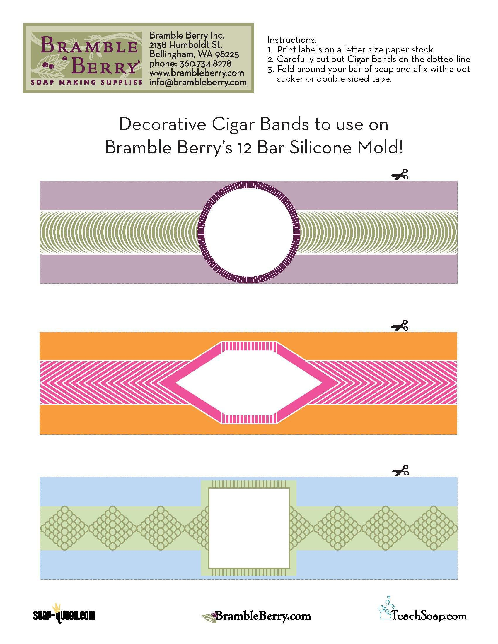 Use Our Free Label File To Print Out And Make Your Own Cigar Band - Free Printable Cigar Label Template