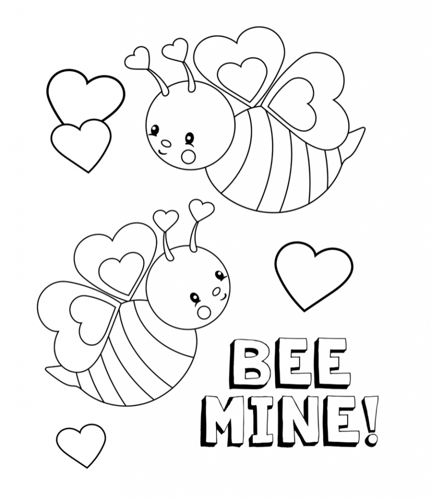 Valentine&amp;#039;s Coloring Pages For Kids | Crafts | Pinterest | Valentine - Free Printable Valentine Coloring Pages