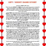 Valentines Day Left Right Story Game #valentines #left #right #game   Free Printable Valentine Games For Adults
