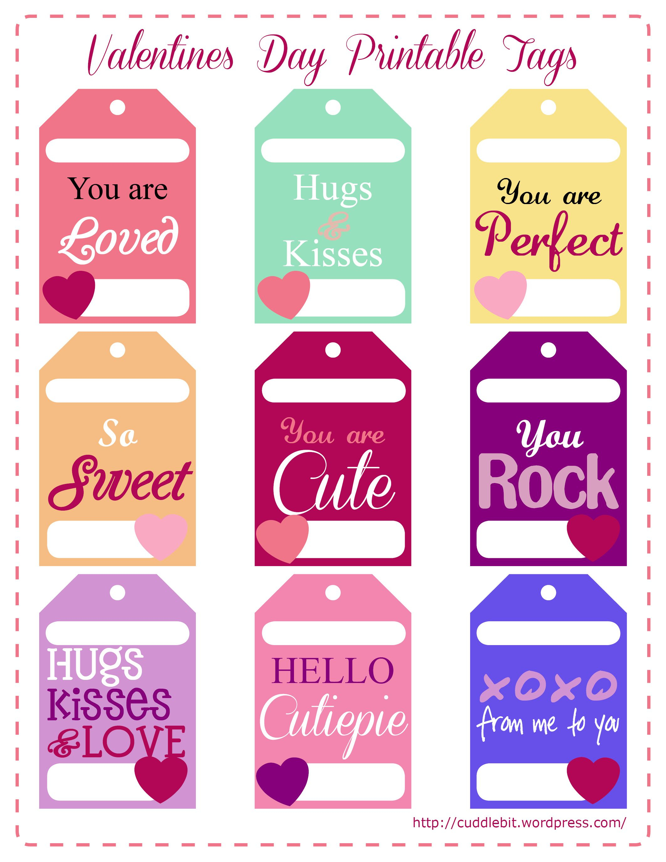 Valentine&amp;#039;s Day Love Packs | So Stinking Cute!! | Valentines - Free Printable Valentines Day Tags