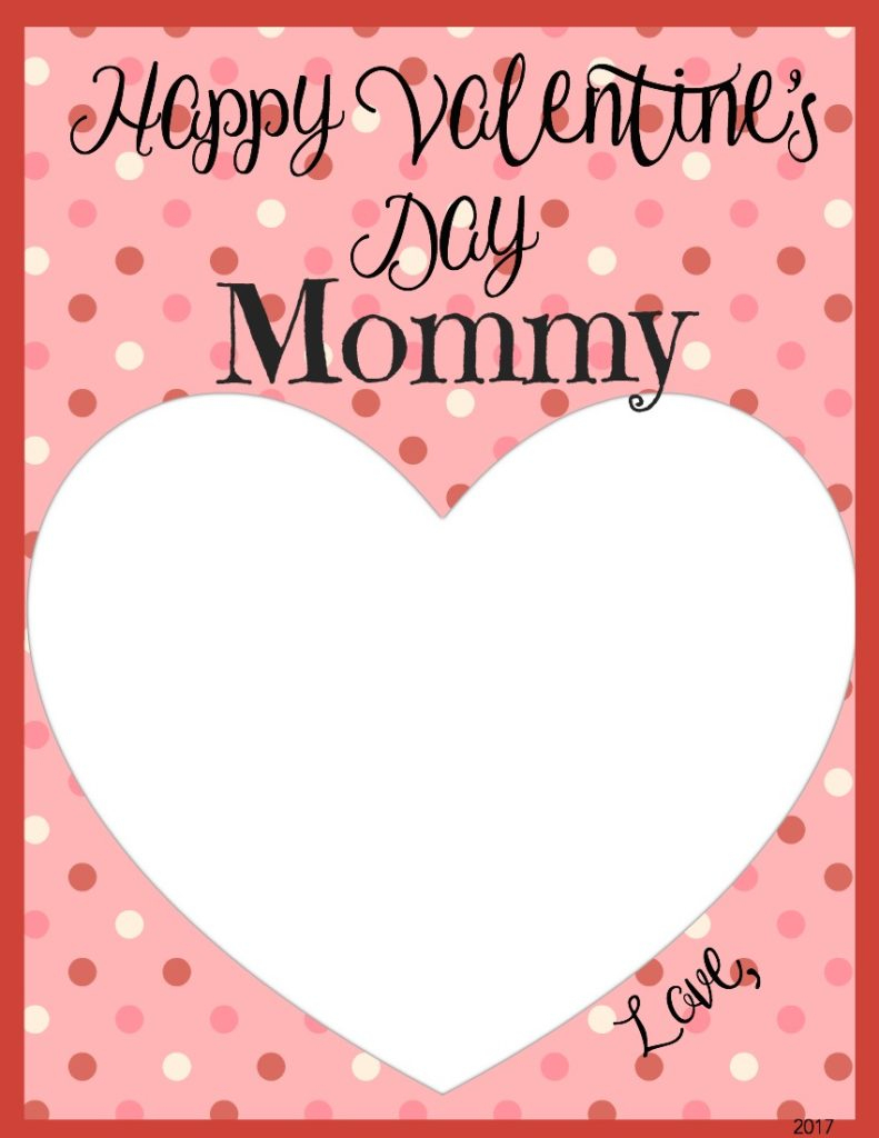 Valentine&amp;#039;s Day Memory Keepsake Printable Cards For Parents - Jessi - Free Printable Valentines Day Cards For Parents