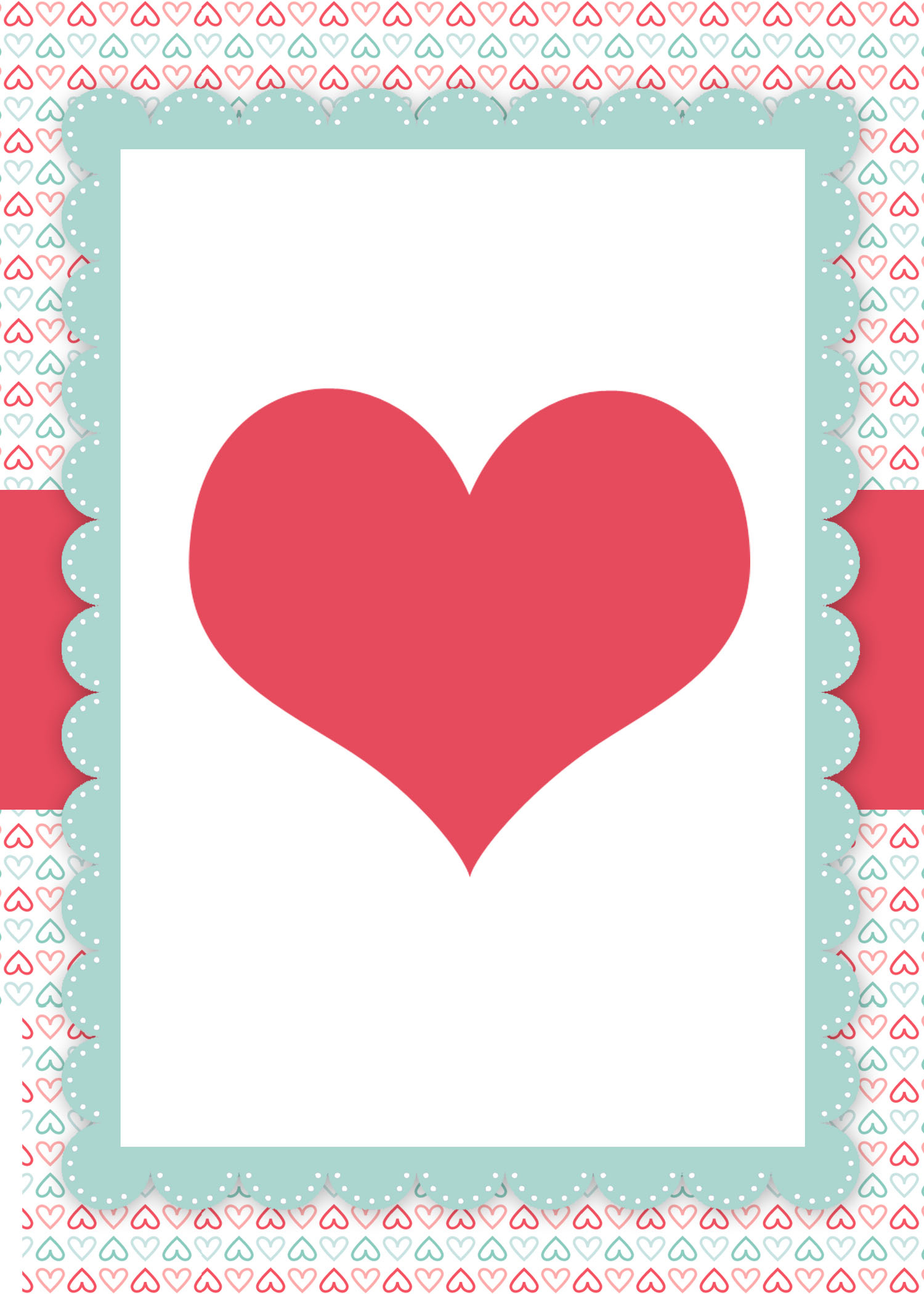 Valentine&amp;#039;s Day Party Free Printables - How To Nest For Less™ - Free Printable Valentine Heart Patterns