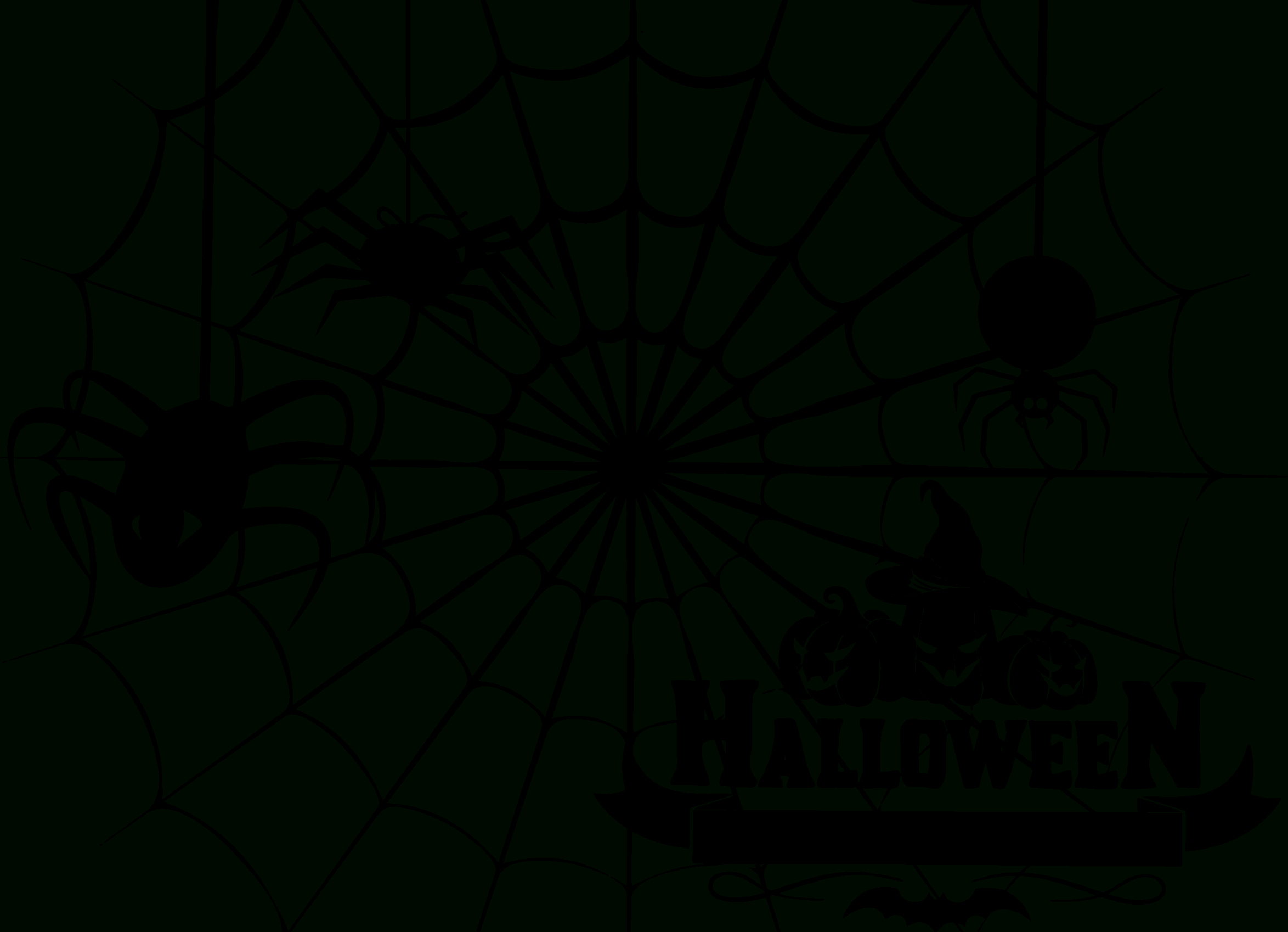 Vector Free Library Halloween Spiders - Rr Collections - Spider Web Stencil Free Printable