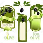 Vector Illustration. Label For Product. Olive Oil | Scrappin | Tag   Free Printable Olive Oil Labels
