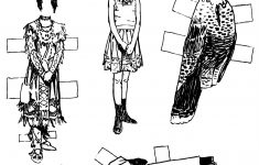 Free Printable Paper Dolls Black And White