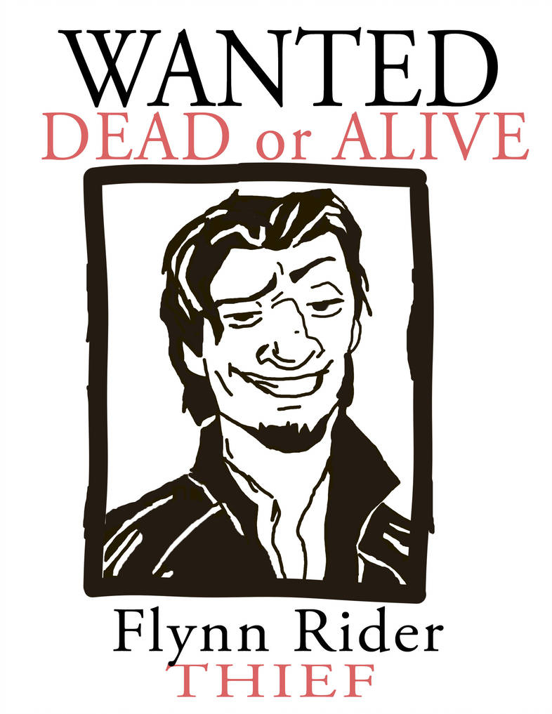 Wanted Flynn Rider Printable | Www.topsimages - Free Printable Flynn Rider Wanted Poster