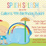 Water Park Birthday Invitations | Birthdaybuzz   Free Printable Water Park Birthday Invitations