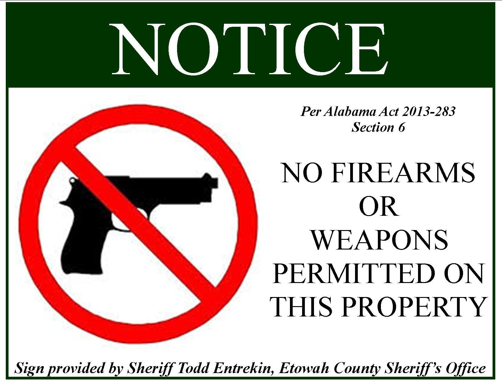 Weapons Signs Printable Allowed No - Free Printable No Guns Allowed Sign