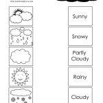 Weather Word And Picture Match | Pre School | Preschool Weather   Free Printable Seasons Worksheets For Kindergarten