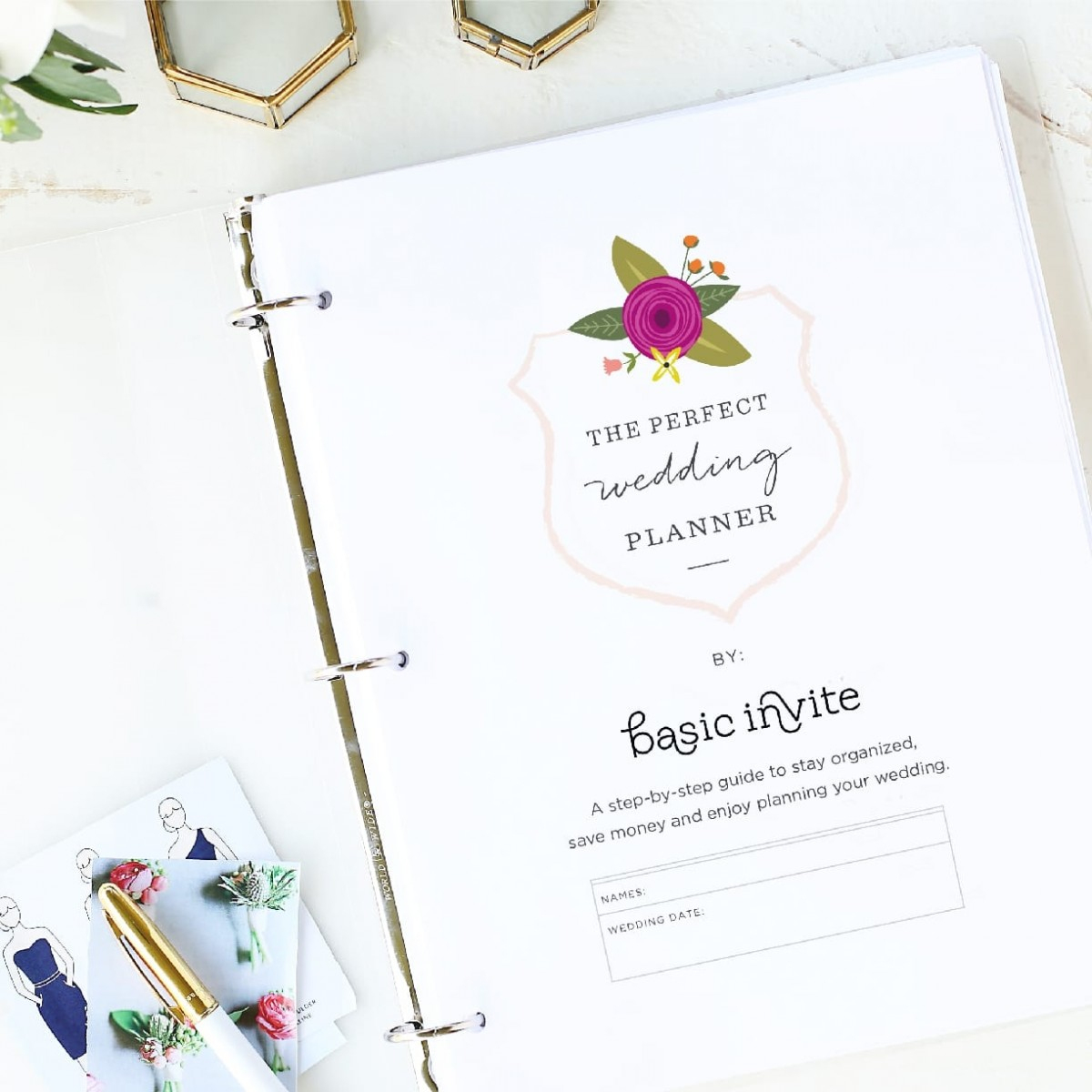 Wedding Planner Printablebasic Invite - Free Printable Wedding Planner Book Pdf