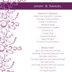 Wedding Program Templates Free | Weddingclipart | Wedding   Free Printable Wedding Program Templates