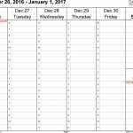 Weekly Calendar 2017 For Word   12 Free Printable Templates   Free Printable Weekly Planner 2017