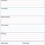 Weekly Planner Page | June 2016 | Weekly Planner, Printable Planner   Free Printable Pocket Planner 2016