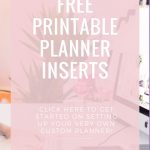 Wendaful Printable Inserts | Planner Refills   Free Planner Refills Printable