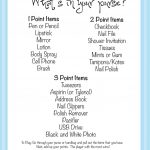 Whats In Your Purse Baby Shower Game Blueww.ohbabycakes Via   Free Printable Baby Shower Game What's In Your Purse
