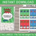 Why Is Everyone Talking About Free | Label Maker Ideas   Free Printable Tic Tac Labels
