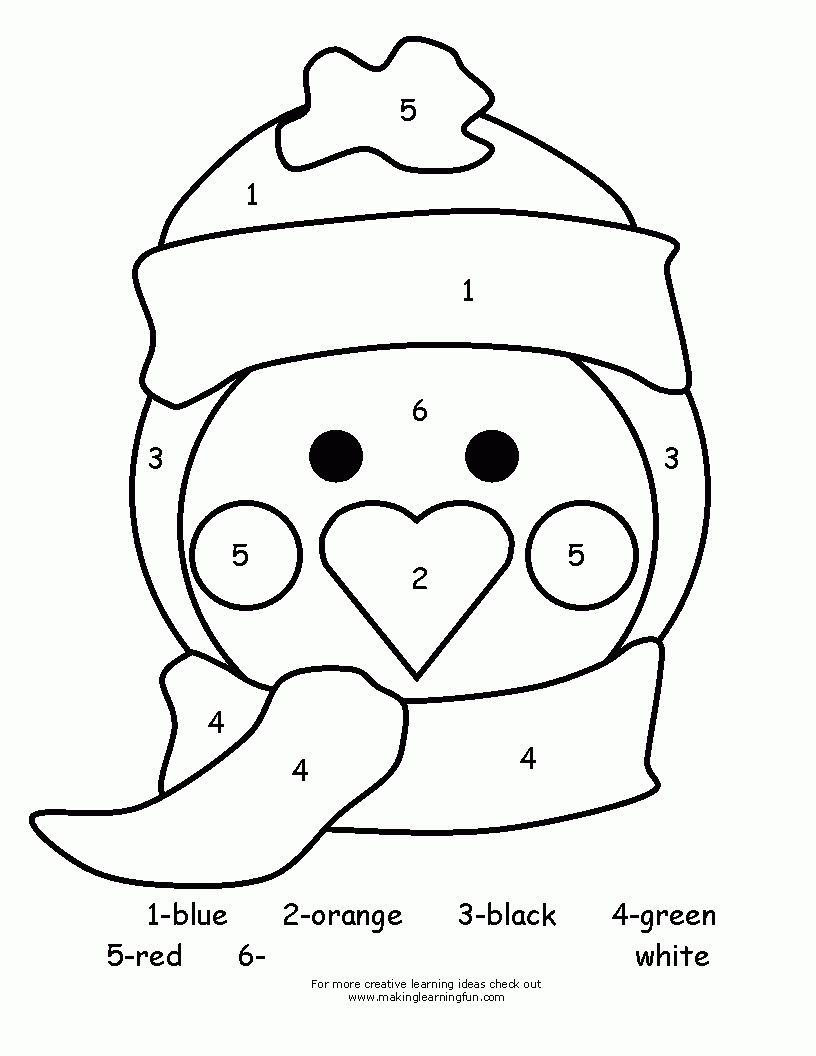 Winter Printables For Kids - Free Printable Penguin Template