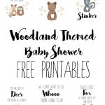 Woodland Baby Shower Free Printables Baby Showers Free Printable   Free Printable Diaper Raffle Tickets For Boy Baby Shower