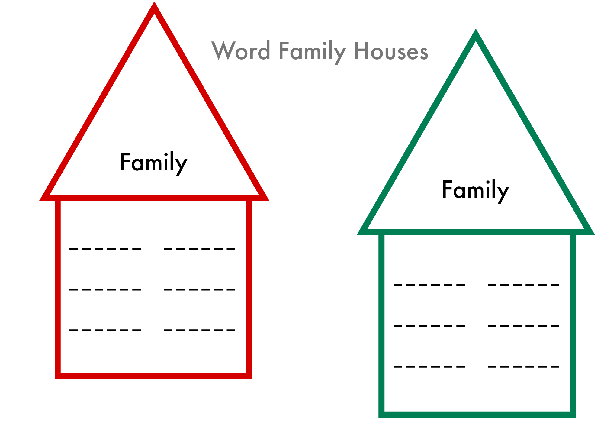 Word Families Printable - Write &amp;amp; Wipe ! - No Time For Flash Cards - Free Printable Word Family Games