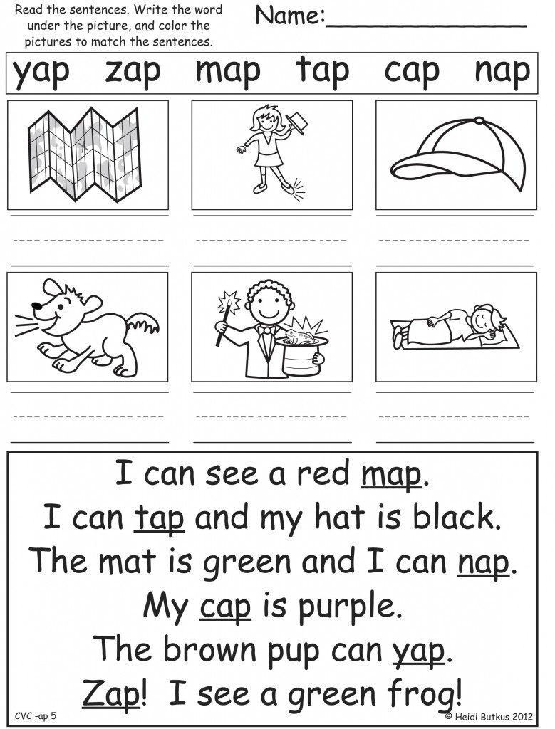 Word Family Worksheets For First Grade Free Printables Worksheet - Free Printable Word Family Worksheets For Kindergarten