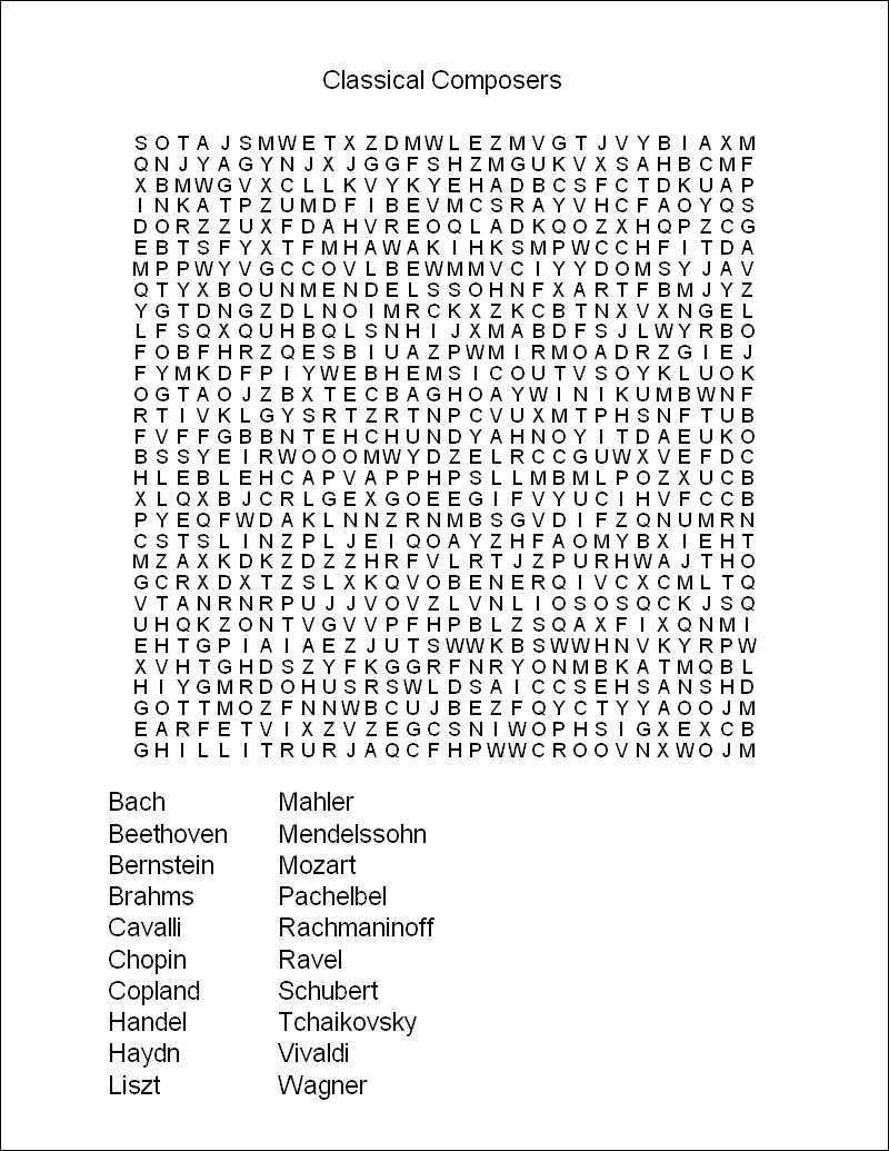 Free Printable Word Searches For Adults Large Print | Free Printable